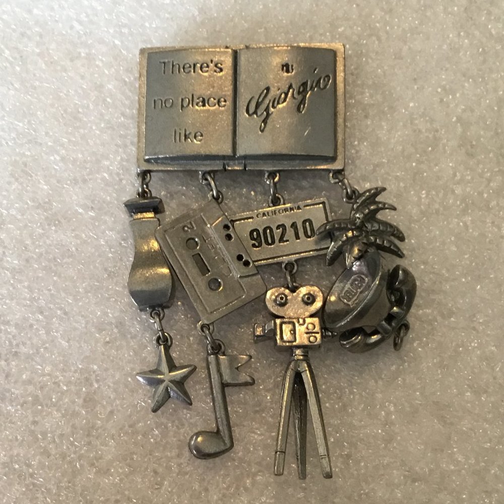 Very nice pewter brooch by Clift